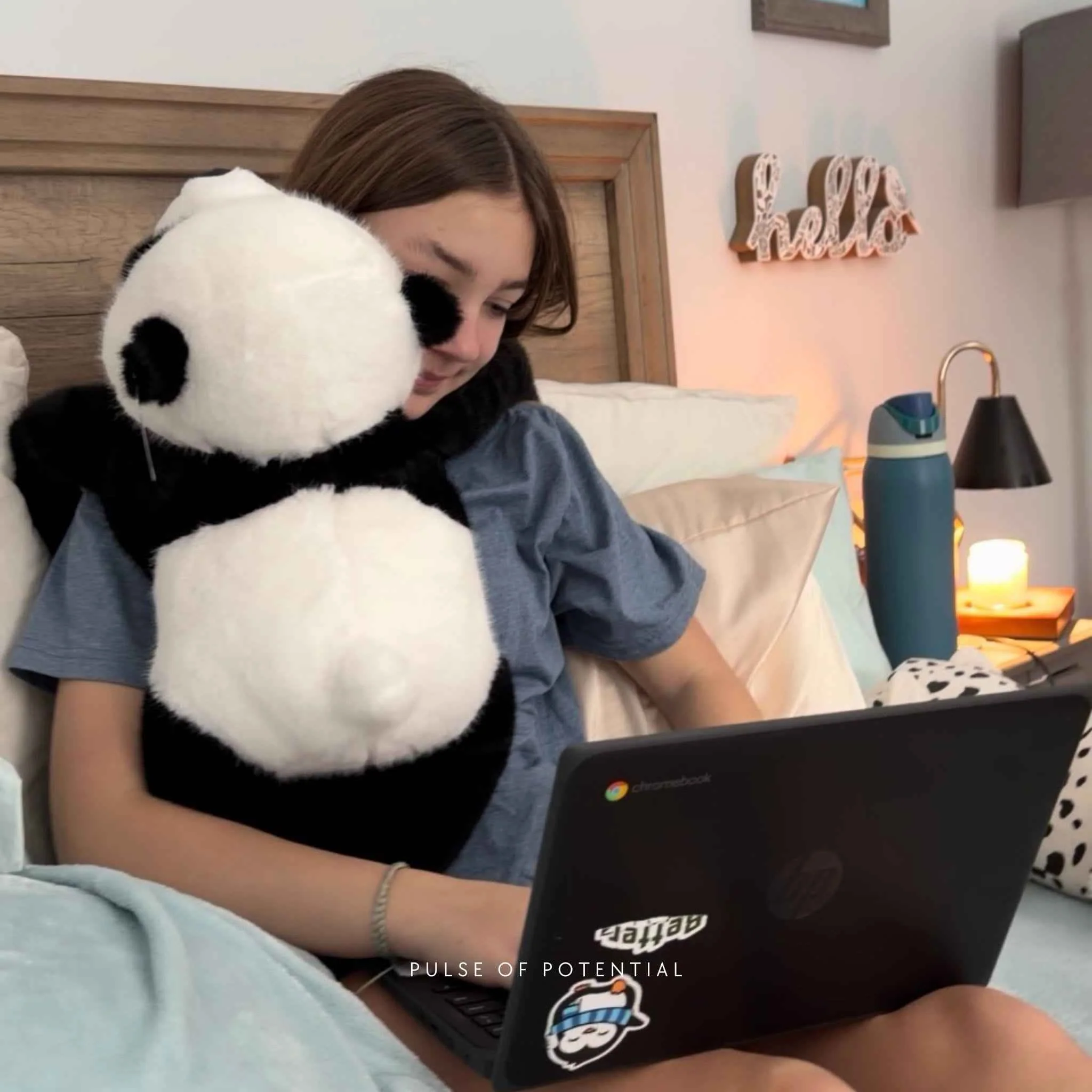 Pookie the Panda Weighted Hug Buddy for Children - Image 14