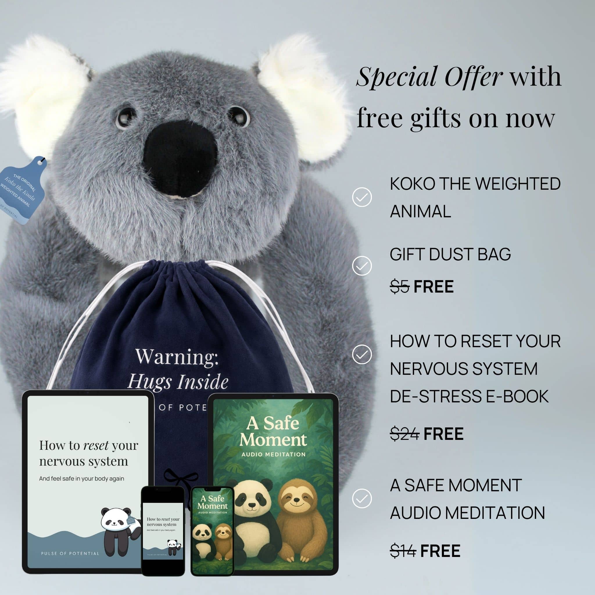 Koko the Koala Weighted Animal - Image 9