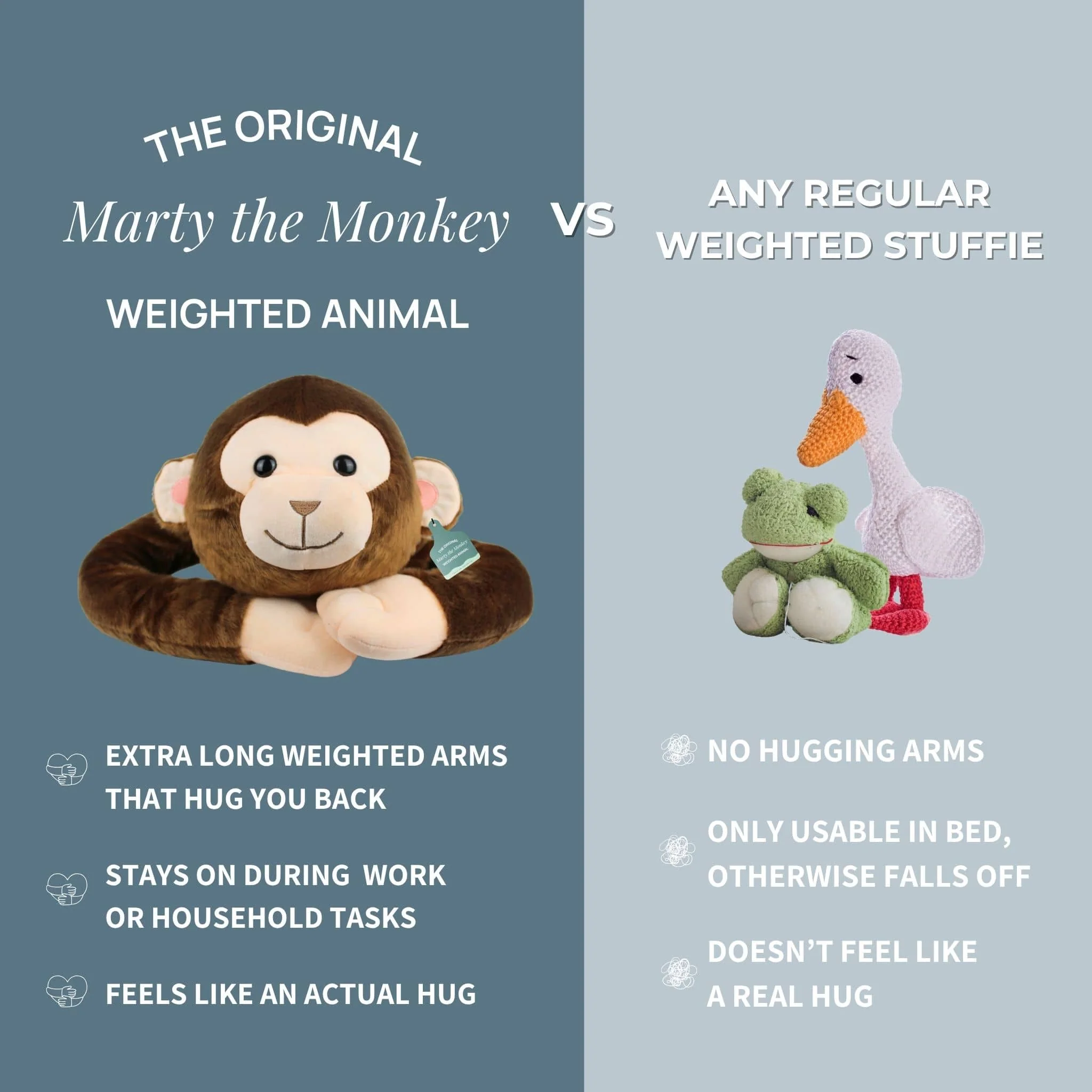 Marty the Monkey Weighted Animal - Image 8