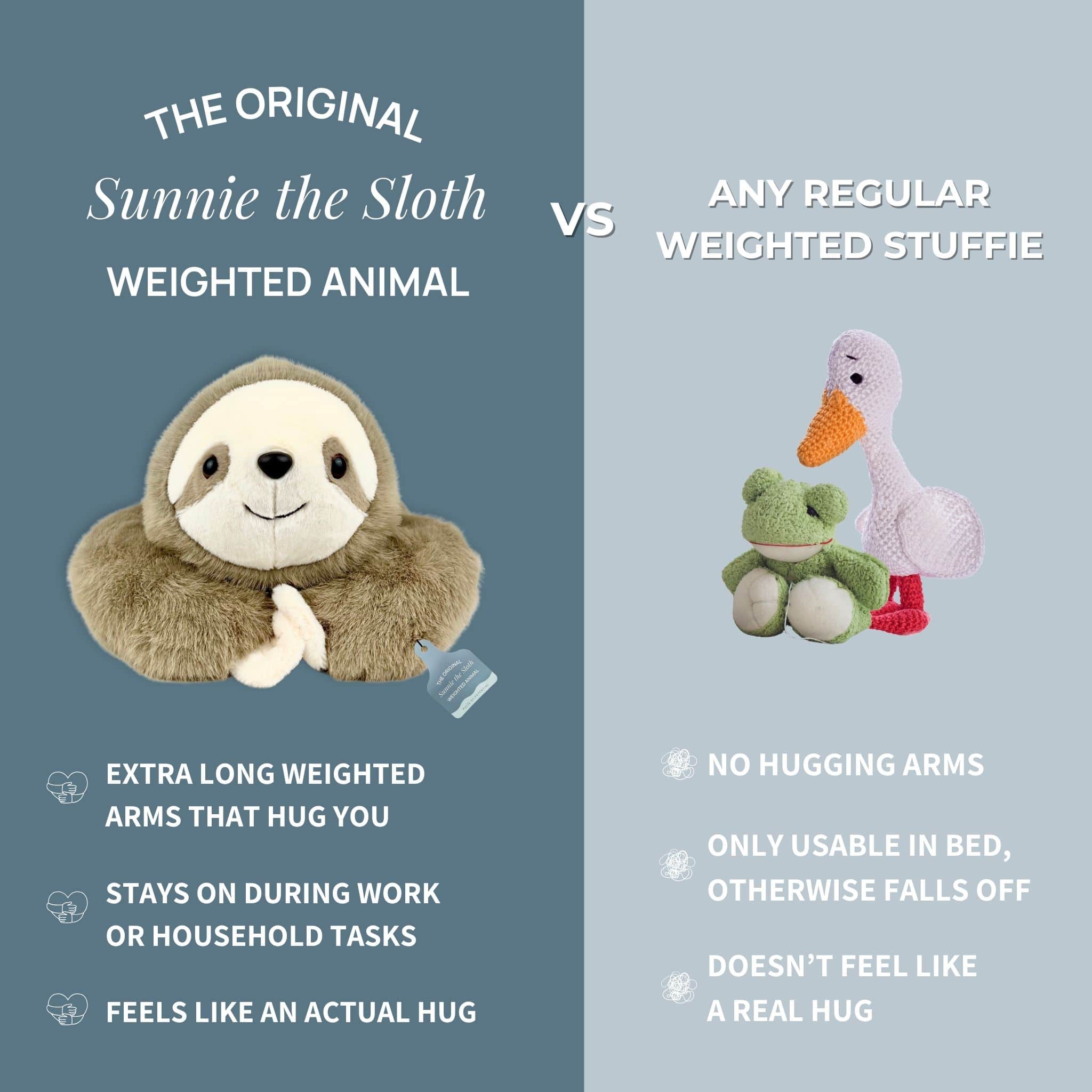 Sunnie the Sloth Weighted Animal - Image 9